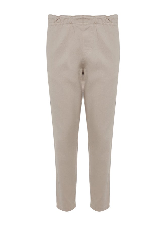 trendyol - Stone Regular Fit Gabardine Trousers TMNSS23PL00033 - Image 1