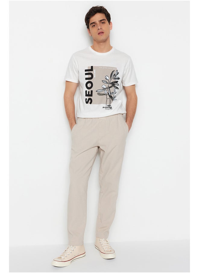 trendyol - Stone Regular Fit Gabardine Trousers TMNSS23PL00033 - Image 1