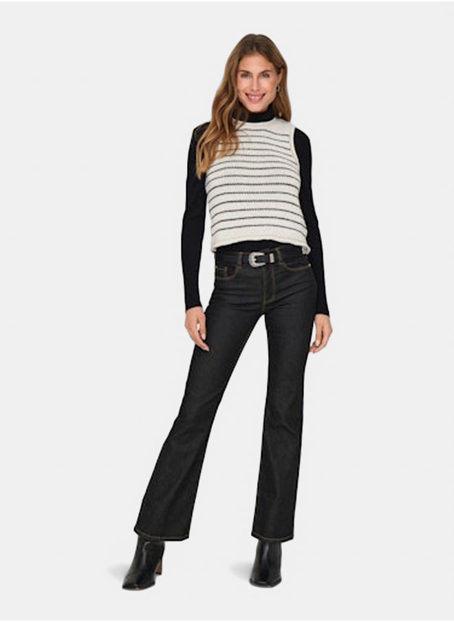 ONLY Onlbeli Life Sl O-Neck Top Ex Knt  - Image 1