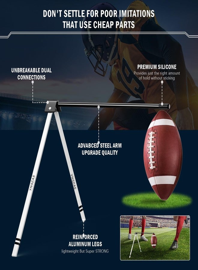 YNSZAS 𝙉𝙀𝙒 Football Kicking Tee, Portable Field Goal Kicking Holder Stand, Kickoff Tee Compatible with All Football Sizes, Football Training Practice Equipment for Adult & Youth - Image 3