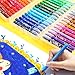 MG Washable Tempera Paint Sticks 48 colors Solid Tempera Paint Set with 1 paint brush for artists Super Quick Drying Works Great on Paper Wood Glass Ceramic Canvas - Image 3