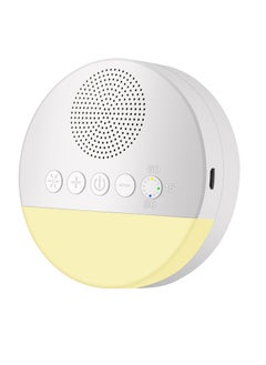 White Noise Sleep Machine Built-in 6 Soothing Sound Soft Breath Light 15/30/60 Intelligent Timing for People of All Ages