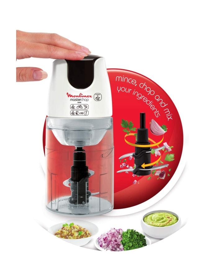 Moulinex Chopper 4B Lades 500 W DJ450B27 White/Black/Clear - Image 5