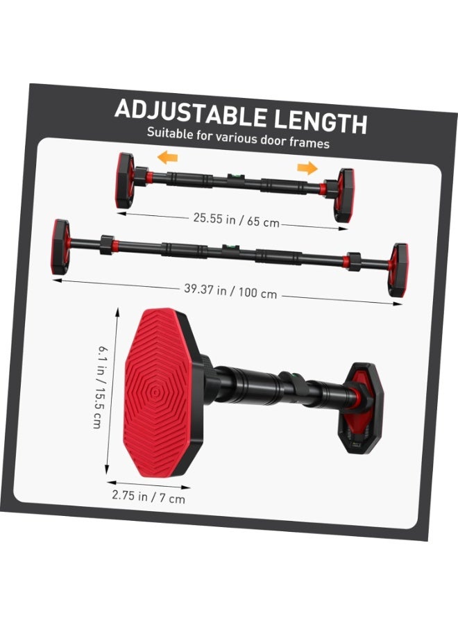 RUIYADA Pull Up Bar for Doorway – Adjustable Width Strength Training Chin Up Bar with Locking Mechanism, No Screws Needed, Non-Slip Grips for Home Gym, Upper Body Workout Equipment（65-100CM） - Image 4