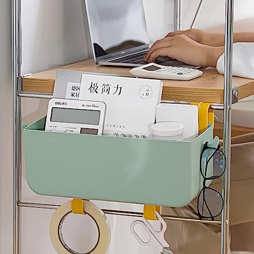 GWEOBZ Bunk Bed Shelf for Top Bunk Bedside Shelf Accessories for Kids Bunk Bed Caddy with Hooks for Bed Rail - Image 4