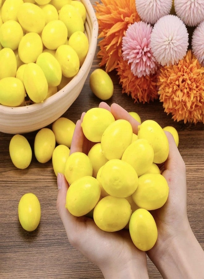 Pluzmecalm 20Pcs Yellow Mini Fake Lemon Fruit,Plastic Foam Vegetables Fruit as Home Party Ornament Craft Photography Props Gift 3-6CM Decoration,Artificial Fruit,Home Décor Products,Artificial Plants and Flowers - Image 3