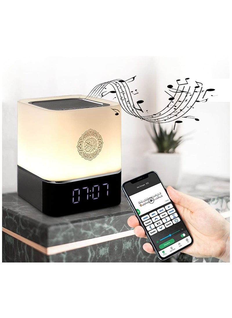 Generic - Touch Lamp Bluetooth Quran Speaker AZAN MP3 Player sound box  with APP Control full Recitations of famous Imams and Quran translation in Many Languages - Image 1