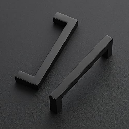 Ravinte 14 Pack 412 Inch Kitchen Square Cabinet Handles Matte Black Pulls Black Drawer Pulls Kitchen Cabinet Hardware Handles - Image 3