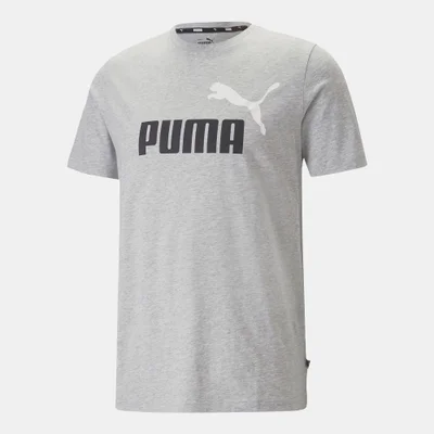 PUMA Men's Essentials+ 2 Colour Logo T-Shirt