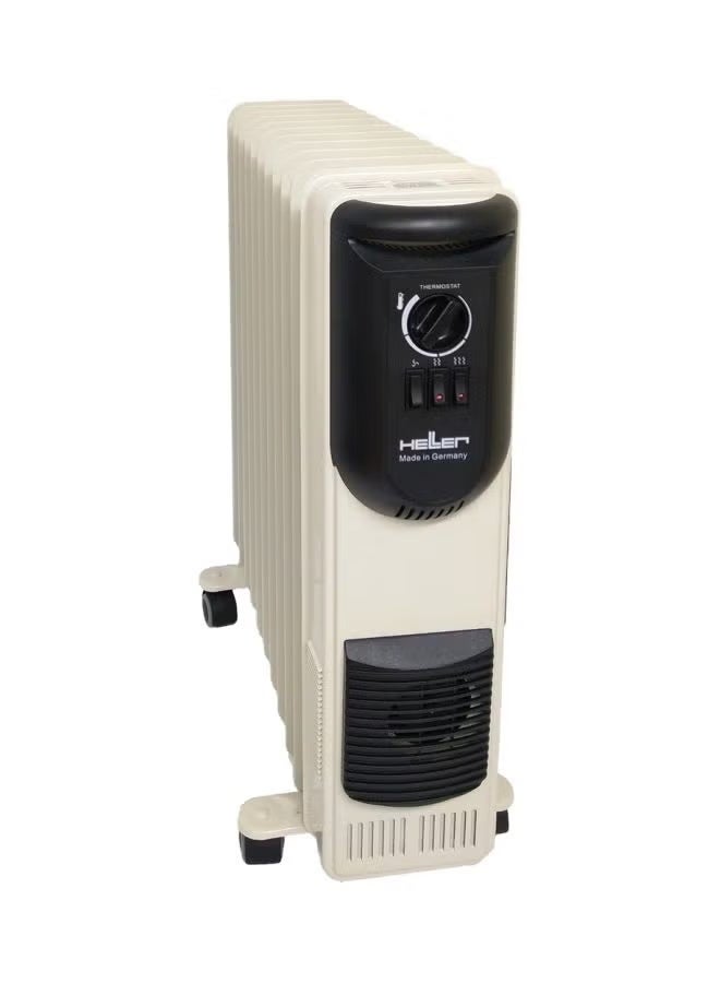 Heller Oil Heater 11 Fins 12m Fan 2000W MAV 2011 T Beige - Image 1