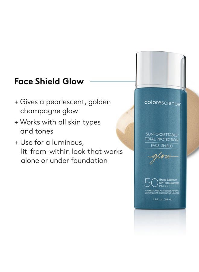 Colorescience Sunforgettable Total Protection Face Shield Glow SPF 50, Glow, 1.8 Fl Oz - Image 5