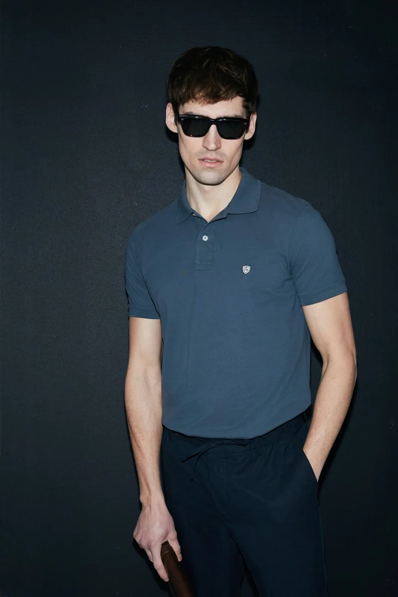 لوفيان Laon Smart Men's Polo Shirt Black