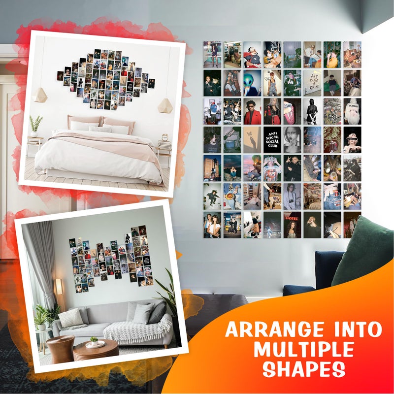 CodersParadise 54 PCS Grunge Vintage Wall Collage Kit â€“ Trendy Y2K Posters, Retro Music Art and 4x6 Aesthetic Prints for Teen Girls, College Dorms, and Downtown Girl Rooms - Image 5