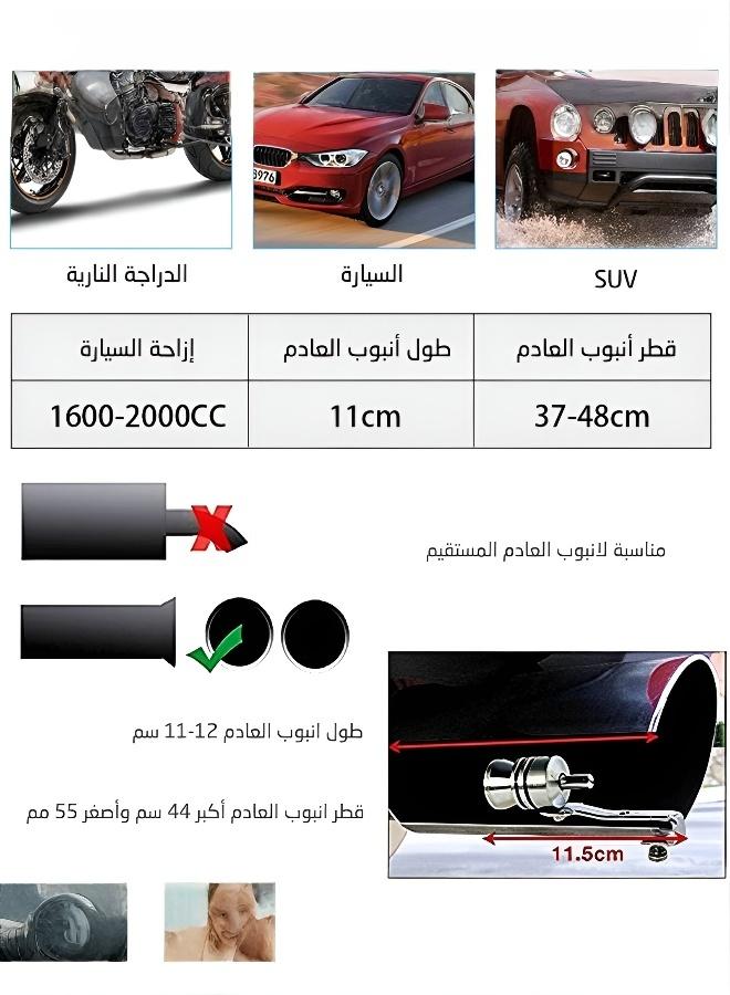 صافرة صوت توربين لأنابيب عادم السيارات للتعديل، بيع جملة مباشر من المصنع، إكسسوارات سيارات، صافرة توربين مخرج العادم، قطع غيار للدراجات النارية - Image 4