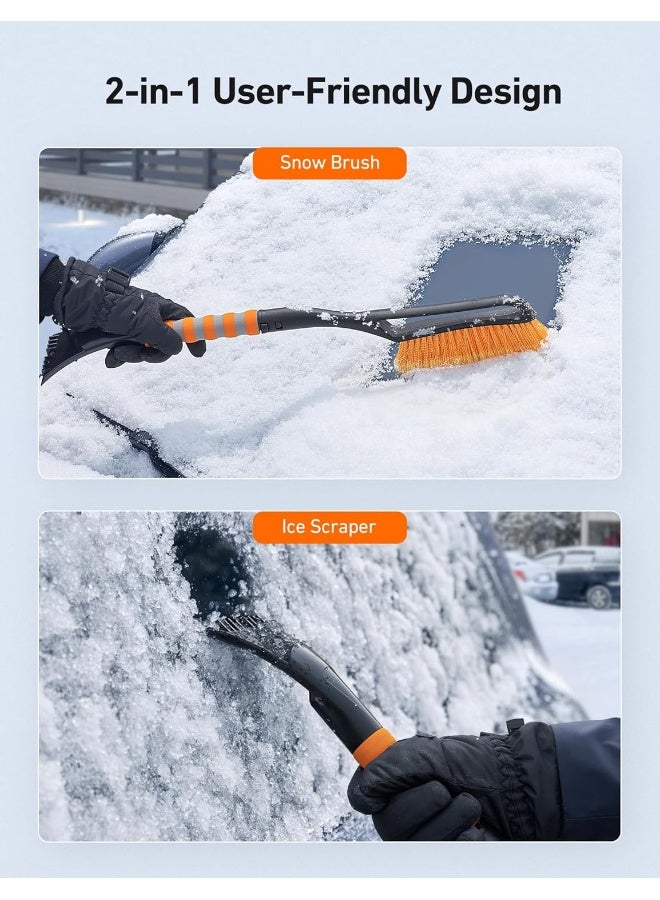 AstroAI AstroAI 2-in-1 Ice Scraper 68.5cm Detachable for Car Windscreen and Snow Brush with Ergonomic Foam handle for Cars & Trucks & SUV  - Image 2