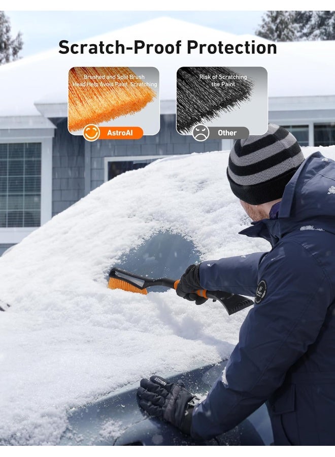 AstroAI AstroAI 2-in-1 Ice Scraper 68.5cm Detachable for Car Windscreen and Snow Brush with Ergonomic Foam handle for Cars & Trucks & SUV  - Image 4