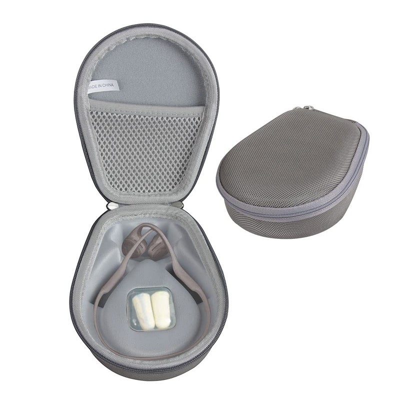 Hermitshell حافظة هيرميتشل لحماية سماعات AfterShokz Trekz Air/AfterShokz Aeropex/Titanium Mini/Shokz OpenRun Pro/SHOKZ OpenRun Pro 2 اللاسلكية بتقنية توصيل العظام AS650 / AS800 (رمادي) - Image 1