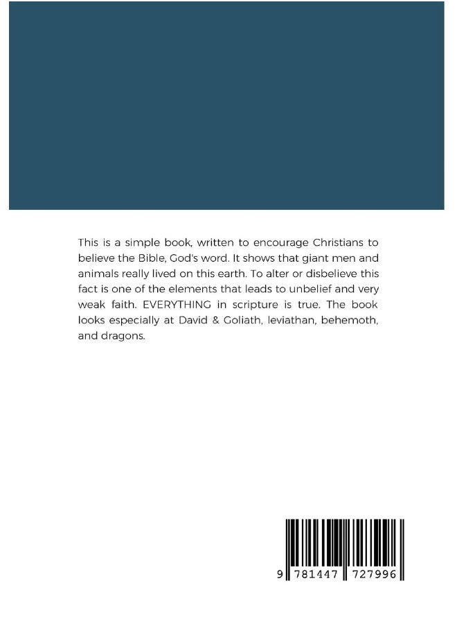 the small book of GIANTS: The biblical evidence  - Image 2