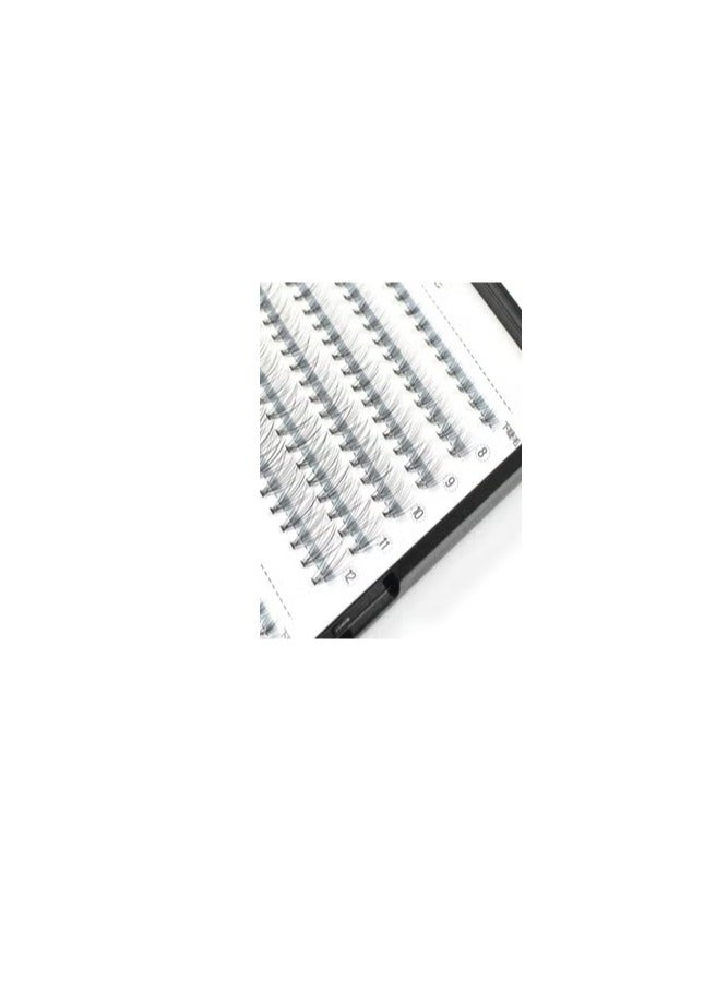 كيلا رموش صناعية أوروبية وأمريكية 0.1 زراعة ذائبة ساخنة طبيعية سميكة 10D مختلطة 20D مجموعة شعر واحدة تطعيم 10 رموش صناعية - Image 2