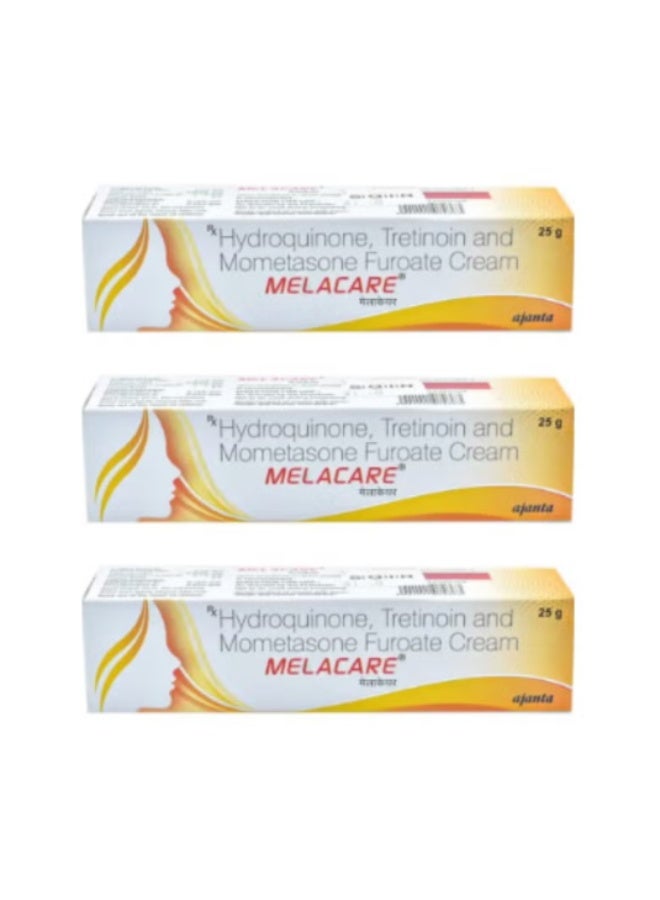 Melacare Cream For Face Melasma Dark spots Skin Wrinkles 25G 3PCS
