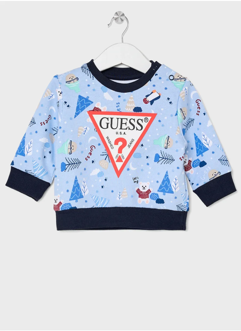 GUESS Kids Logo Detail T-Shirt Sets