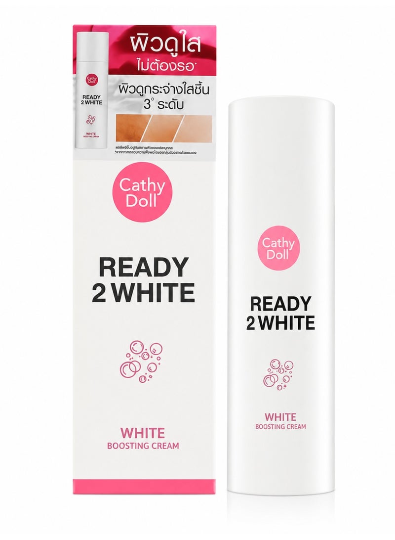 Cathy Doll Ready 2 White Boosting Cream, Whitening Brightening Moisturizing Face Cream, 75g - Image 1