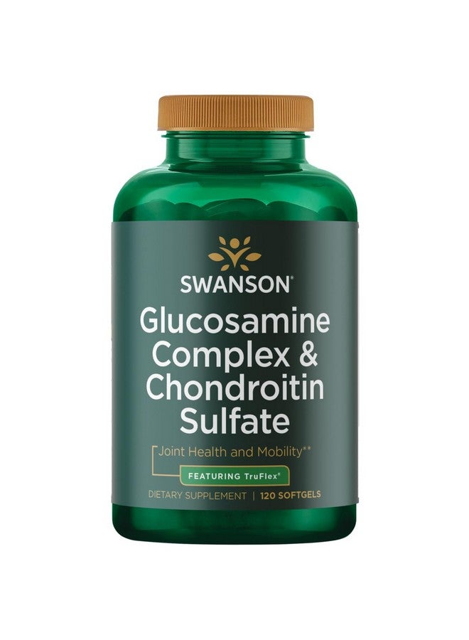 Swanson Glucosamine Complex & Chondroitin Sulfate 500/400 Milligrams 120 Sgels - Image 1