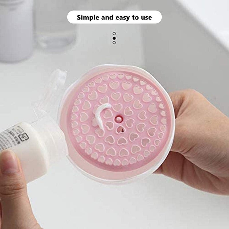 YOSOO Foamer Cup, Portable Manual Foaming Cleanser Cup for Thick Cleanser, Skin Care Tool, Face Cleanser Foam Maker, Travel-Friendly (Pink) - Image 3