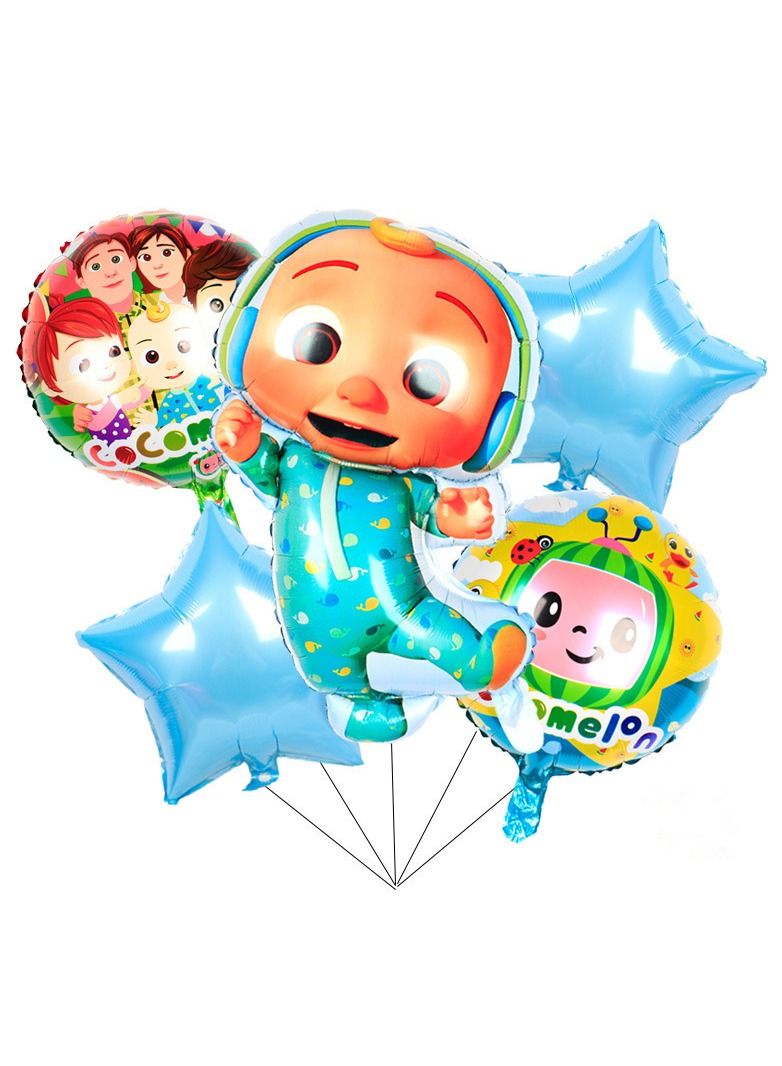 هايلاند مجموعة بالونات كوكو البطيخ من 5 قطع لتزيين أعياد الميلاد