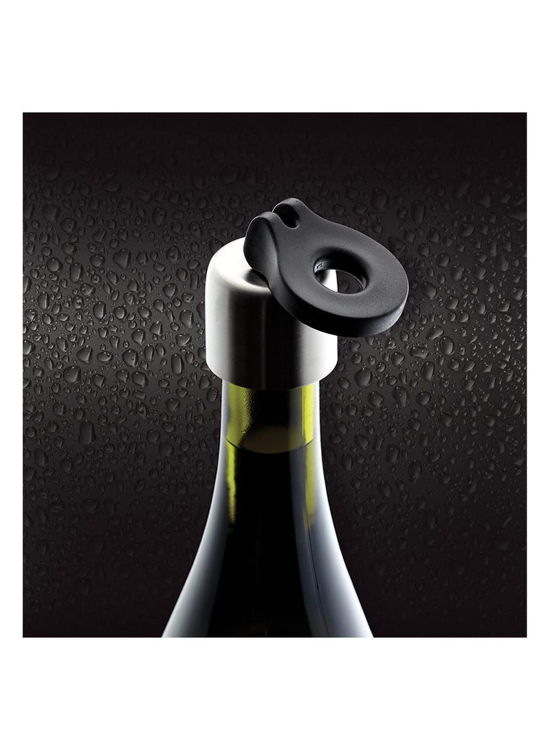 BarCraft Stainless Steel Flip Top Bottle Stopper Carded - Image 1