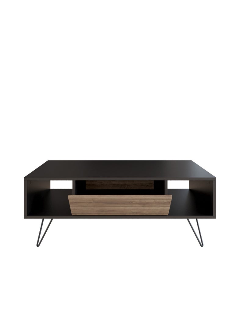 Decorotika Mistico Coffee Table 120 cm with A Cabinet and Shelves | Living Room Table  - Image 2