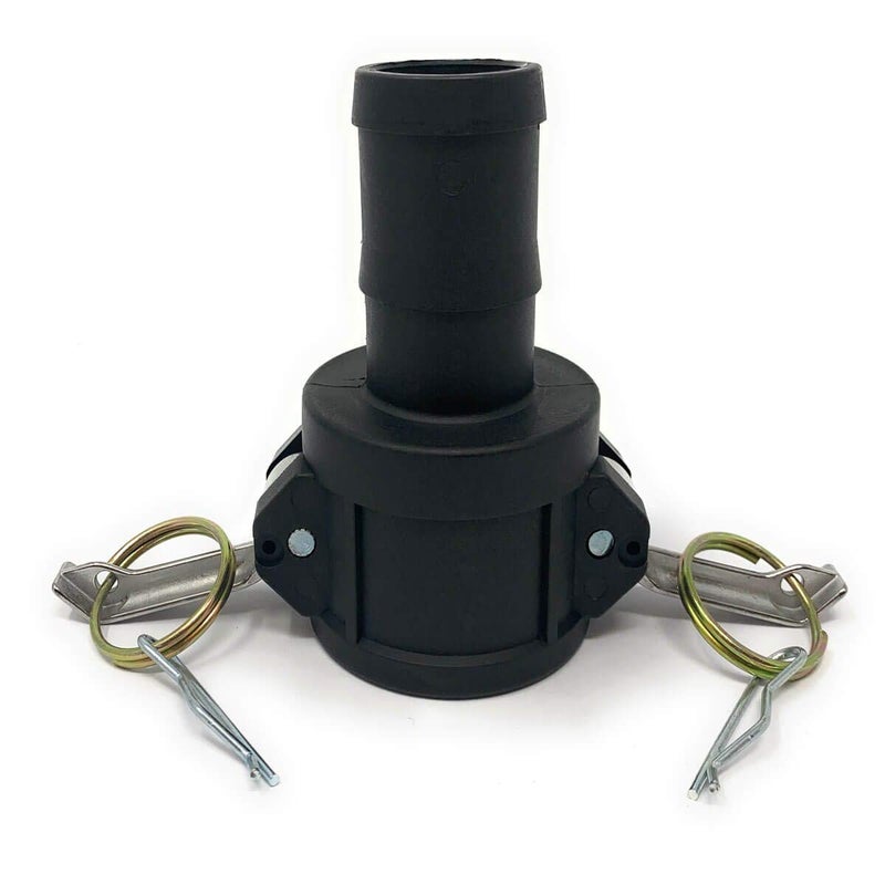 Gloxco Poly Cam Lock Fitting, Type C, 1-1/2" Female Camlock x 1-1/2" Hose Shank, Each - Image 3