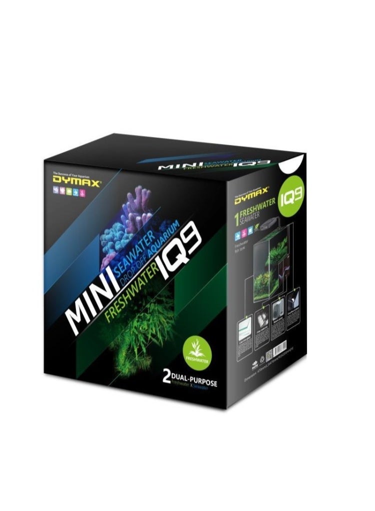 Dymax IQ9 MINI DROP OFF ACRYLIC AQUARIUM-FRESHWATER 470MM L X 220MM W X 470MM H (5MM THICKNESS) - Image 1