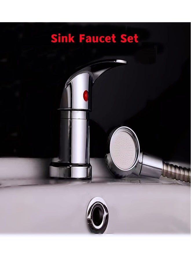 Salon Water Faucet Set Anti Splash Design Bathtub Faucets Filter Water Zinc Alloy Construction One Button Water Stop Dog Wash Easy Installation And Wash for Shampoo Bed Bowl or Backwash Unit - Image 3