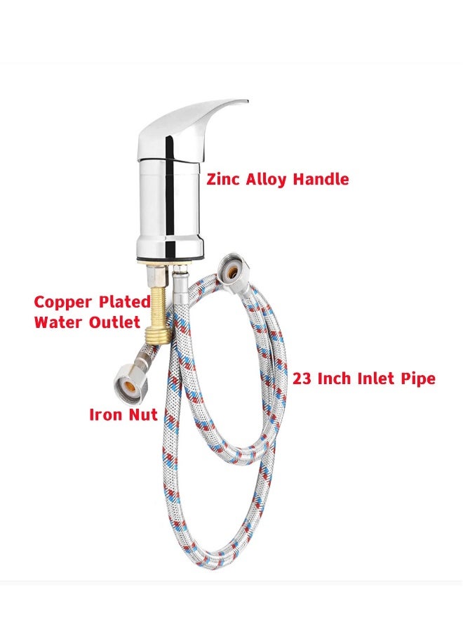 Salon Water Faucet Set Anti Splash Design Bathtub Faucets Filter Water Zinc Alloy Construction One Button Water Stop Dog Wash Easy Installation And Wash for Shampoo Bed Bowl or Backwash Unit - Image 5