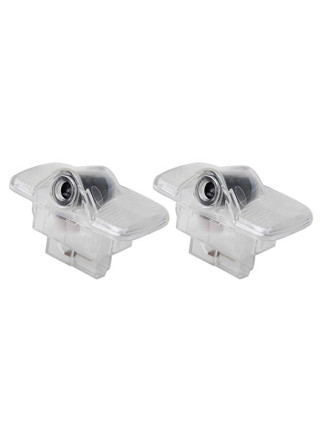 MUNTAQI 2-Piece LED Car Door Welcome Logo Car Brand 3D Shadow Lights For Renault Koleos 2009-2015 - Image 1