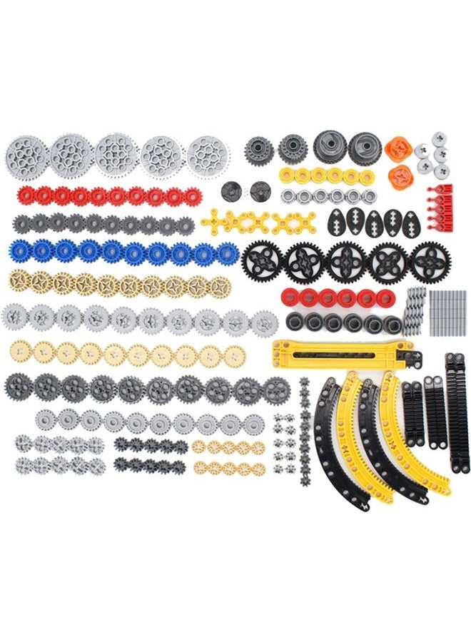 SEEMEY مجموعة تروس SEEMY 233PCS لأجزاء سلسلة Technic متوافقة مع قطع Lego Technic - مجموعة متنوعة من التروس (Liftarm، دبابيس، محاور، موصلات) لمجموعة كتل البناء التقنية (مجموعة التروس) - Image 1