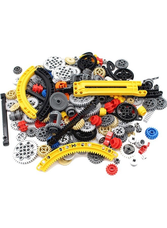 SEEMEY مجموعة تروس SEEMY 233PCS لأجزاء سلسلة Technic متوافقة مع قطع Lego Technic - مجموعة متنوعة من التروس (Liftarm، دبابيس، محاور، موصلات) لمجموعة كتل البناء التقنية (مجموعة التروس) - Image 4