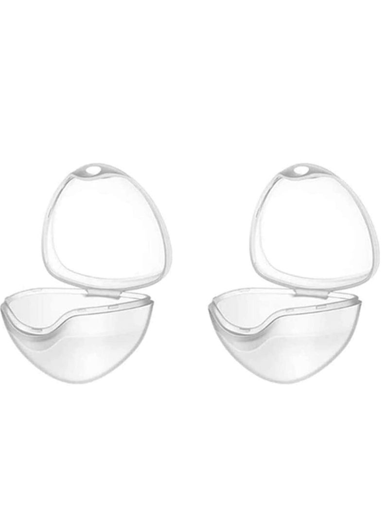 5 Pcs Transparent Soother Case Pacifier Holder Box for Kids Pacifier Storage Box Nipple Shield Case - Image 2