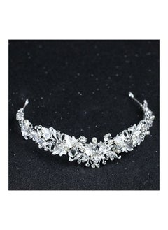 NIBEMINENT Alloy Diamond Crown Bride's Wedding Headdress  - Image 5