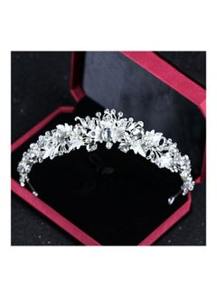 NIBEMINENT Alloy Diamond Crown Bride's Wedding Headdress  - Image 2