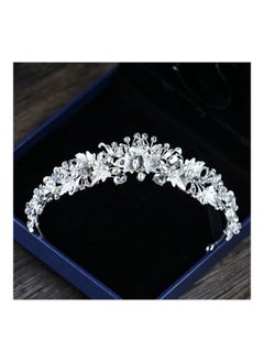 NIBEMINENT Alloy Diamond Crown Bride's Wedding Headdress  - Image 1