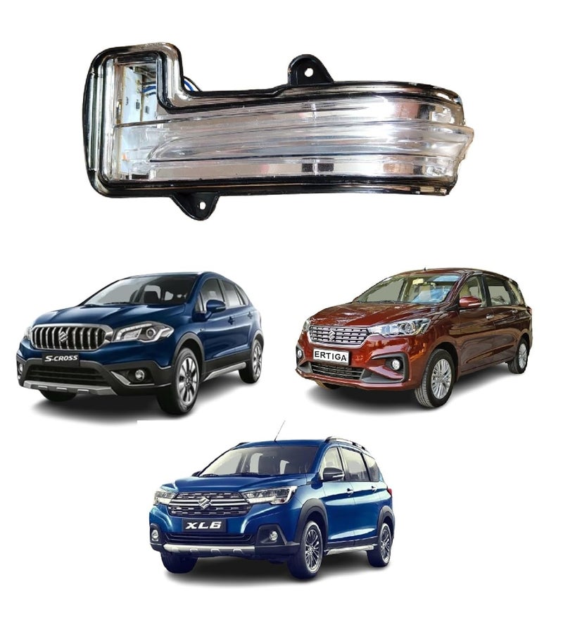 STYCARO Mirror Indicator Signal Light for Maruti Ertiga 2ND GEN, F/L 2018-2025 /S-Cross IST GEN 2015-2021 / XL6 IST GEN, F/L 2019-2025 Model-with Scotch Lock (LEFT PASSENGER SIDE) - Image 1