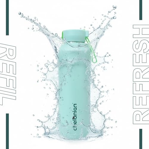 Chelonian PU Insulated Stainless Steel Water Bottle, 700 ml Capacity, Cooler Mint Green, 2-3 Hour Hot and Cold Retention, Leakproof, Reusable, Eco-Friendly Drinkware. - Image 2