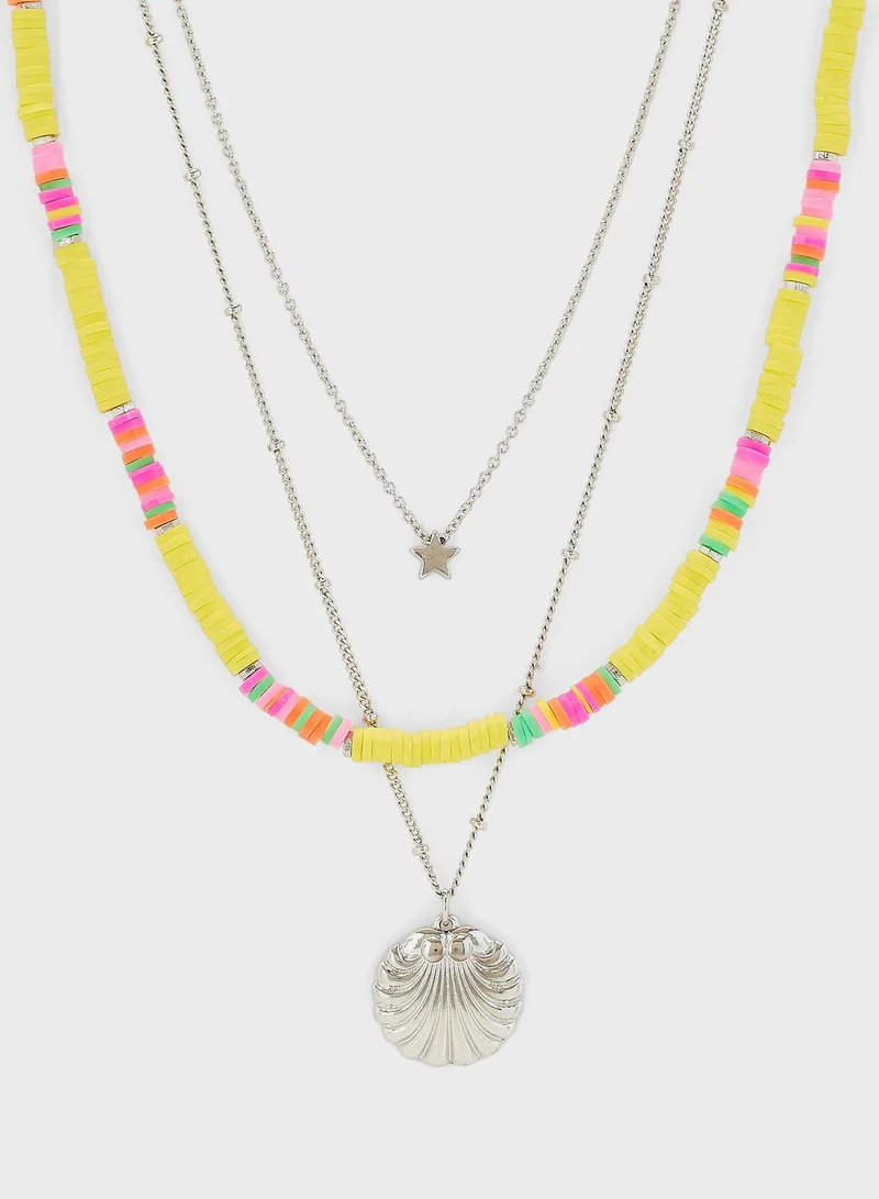 PIECES Pcvollo Layered Necklace