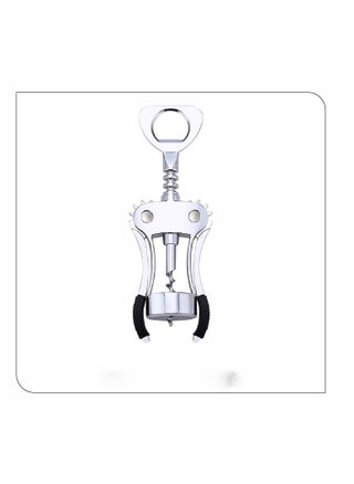 Wing Style Bottle Corkscrew Opener with Built In Bottle Opener Silver 19cm - pzsku/Z767EA4B798ABA56828F3Z/45/_/1718091494/5972a388-4eaf-4fe8-8ee6-3ad66b6a7f18