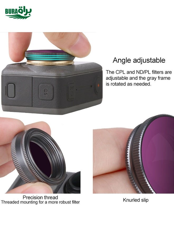 BURAQ Sunnylife OA-FI179 Lens Diving Filter for DJI OSMO ACTION  - Image 3