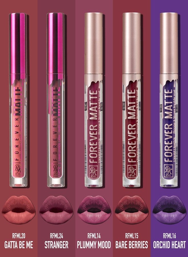 Ruby Kisses Forever Matte Liquid Lipstick 5 Pack - RFML14&15&16&20&24 - Image 2