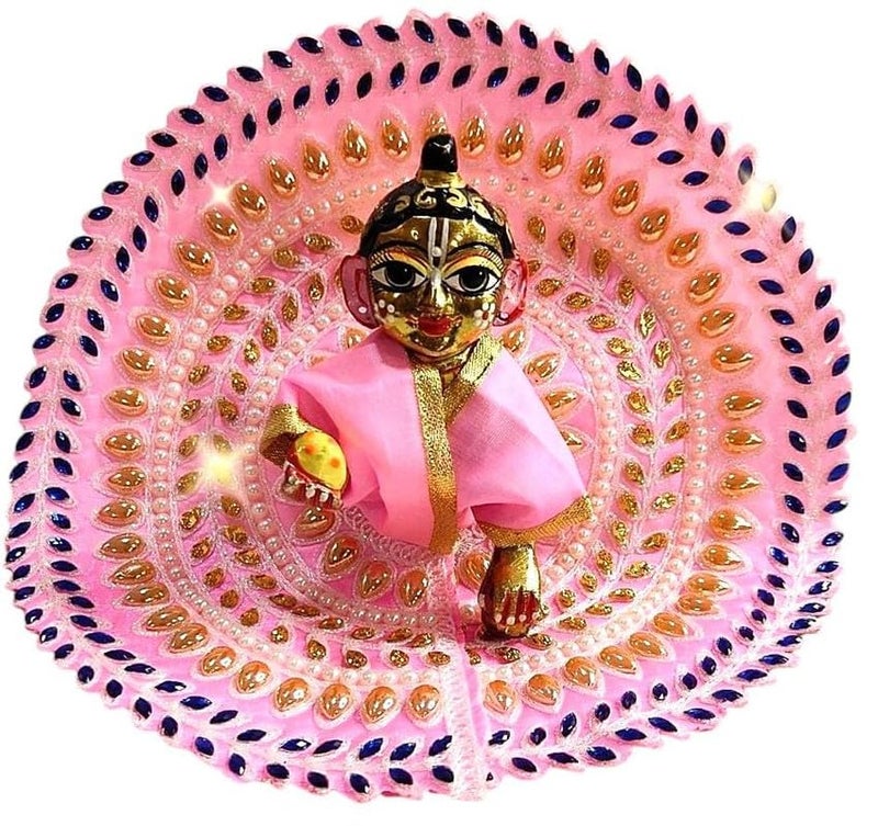 Partish Laddu Gopal Dress Size 2 l Ladoo Gopal Dress l Kanha Ji Dress (Set of 6 Poshak) Size 0 1 2 3 4 5 6 - Image 5