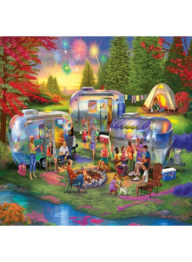 Rose Art - Kodak Premium - Shiny Happy Campers - 1000 Piece Jigsaw Puzzle for Adults - Image 1
